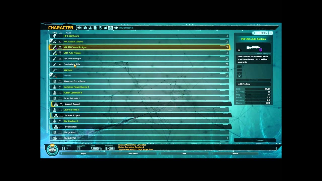 Defiance: Modding A Weapon