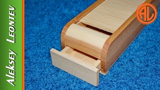 Пенал из дерева для письменных принадлежностей / DIY Wooden Pencil Box