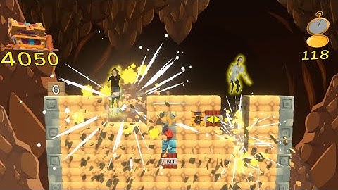 Interactive Jumper. Treasures in the Dungeon