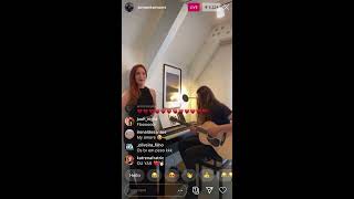 Simone Simons & Oliver Palotai "Unleashed" Epica acoustic cover (IG LIVE 10/4/2020]