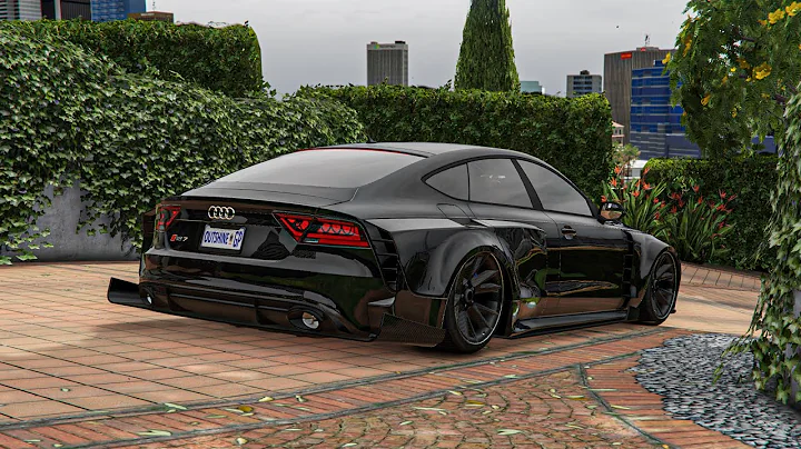 GTA 5 Mzansi Real Life Mods - Doing Some Jobs With Audi S8 & RS7 Sportback