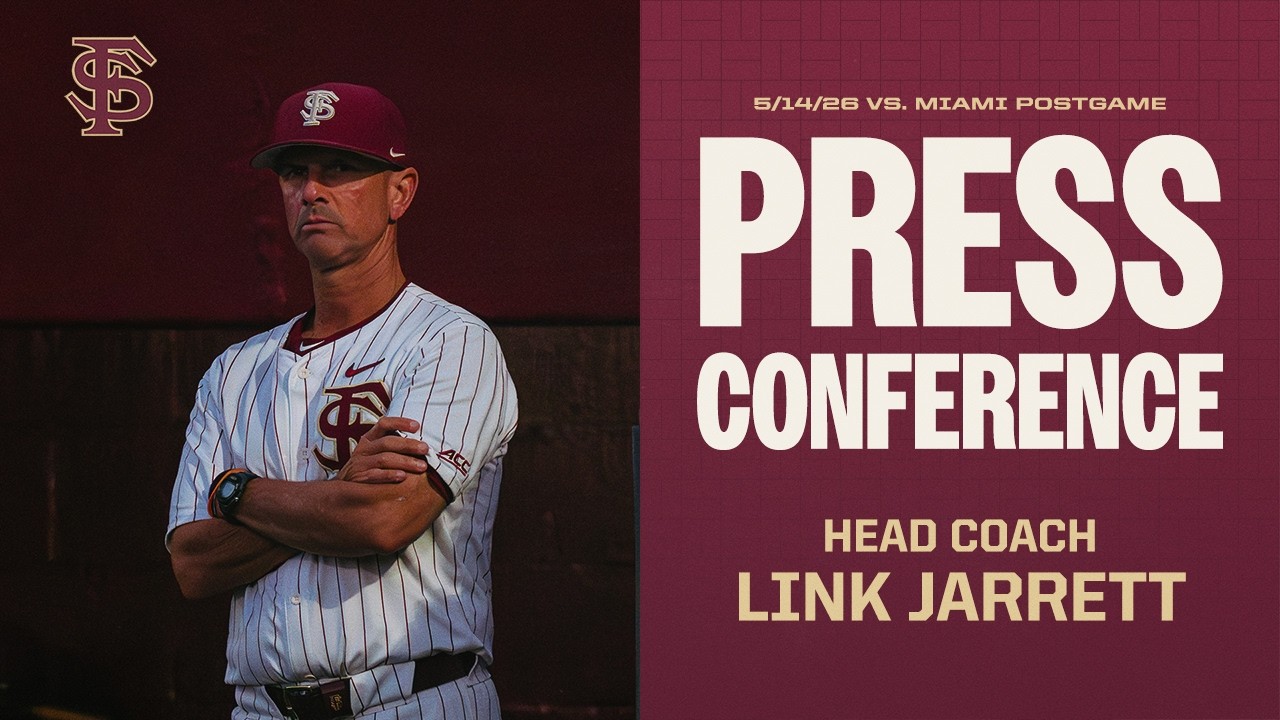 Image related to FSU Baseball | HC Link Jarrett Postgame Press Conference (5/14/26 vs. Miami)