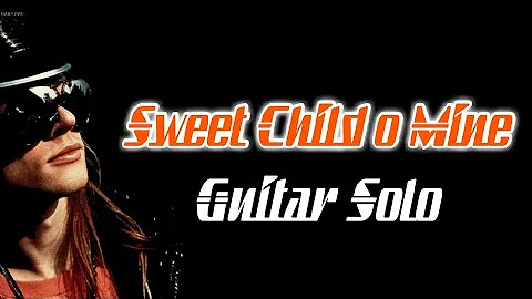 Sweet Child O Mine Solo Backing Track (Standard Tuning)