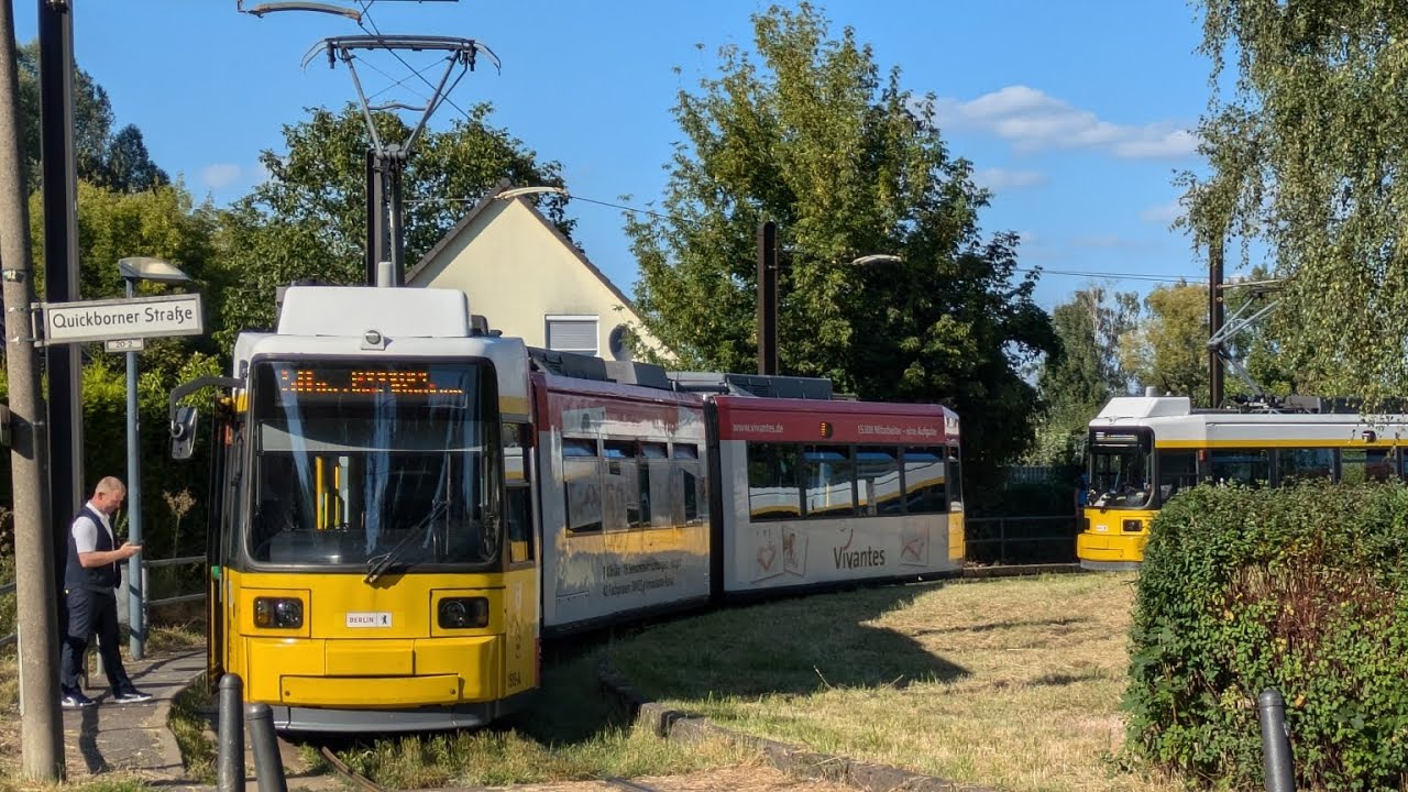Tram Berlin|Mitfahrt im GT auf der 50 von Rosenthal Nord bis Virchow Klinikum