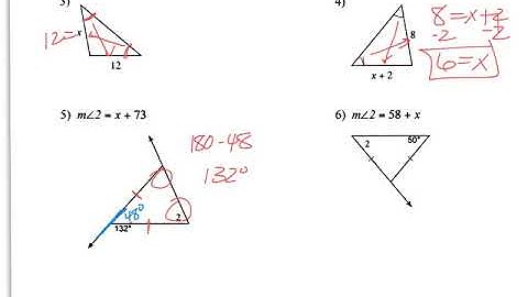 4-6 Isosceles and Equilateral Triangle Notes video