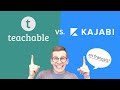 Teachable vs kajabi  lequel choisir pour son business en ligne