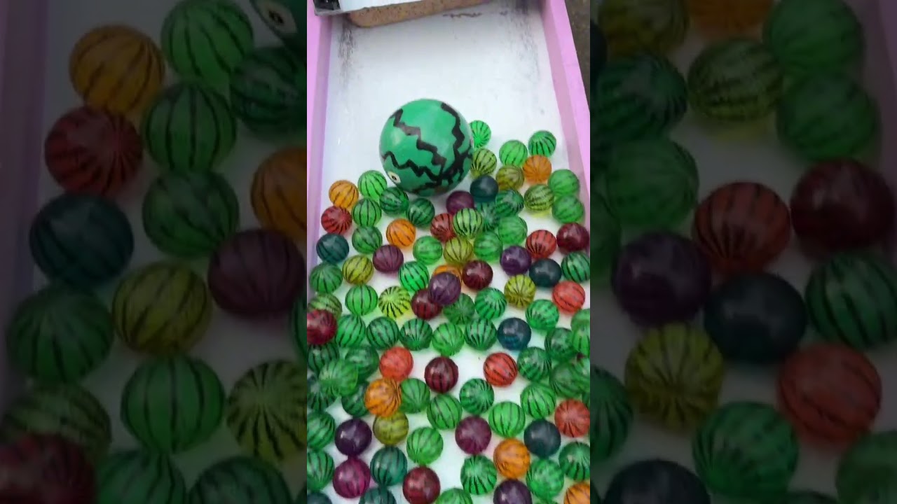 Water Marble run ASMR #funny #satisfying #marblesrace #bouncymarble