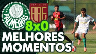 PALMEIRAS 8 x 0 FLAMENGO-SP | MELHORES MOMENTOS | PAULISTÃO SUB-20