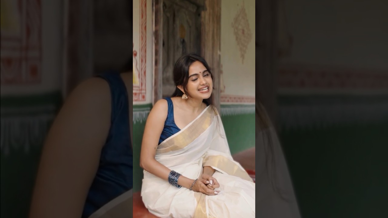 Mallu actress Devika sanjay new onam photoshoot video 