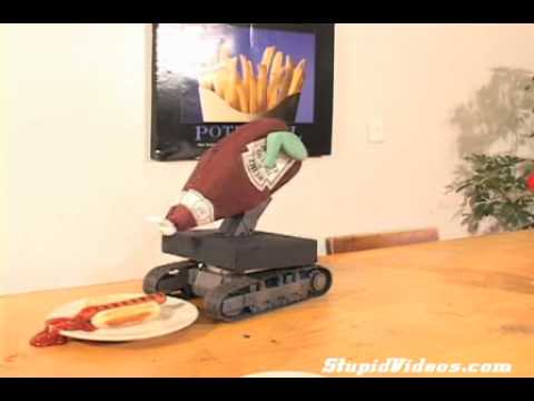 the heinz automatic ketchup dispenser youtube