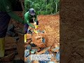 Worker Breaks Heavy Stone with Just a Hammer! 🔨🪨🔥