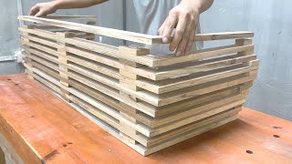 Novely Recycling Ideas From Waste Wood Can&#39;t Be Missed // Best DIY Wooden Garden Bench Project