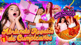 MI HIJA SALOMÉ ABRE SUS REGALOS DE CUMPLEAÑOS😱🎂 Carlos & Adri