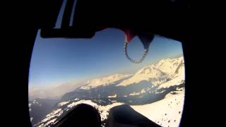 Paragliding in the French Alps