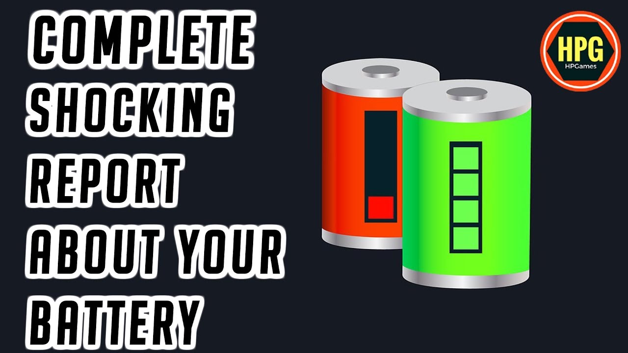 Check Laptop Battery Health / How to maximize primary battery and