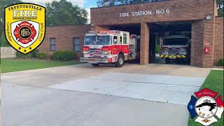 Fayetteville Fire Department Engine 97 (Engine 6 Spare) Response