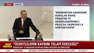 TBMM'de Tarihi Gün! Cumhurbaşkanı Erdoğan'dan Flaş Yeni Anayasa Mesajı