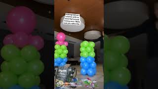 Balloon columns with no stand!