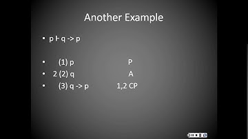 Week 3: The Rule of Assumption and Conditional Proof Part II