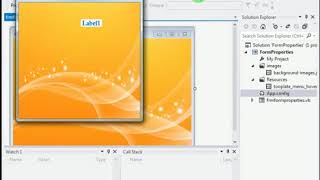 Form properties of VB NET