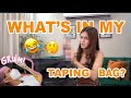 What's In My Taping Bag + How I Get Ready For Taping