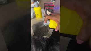 How to dye wig jet black