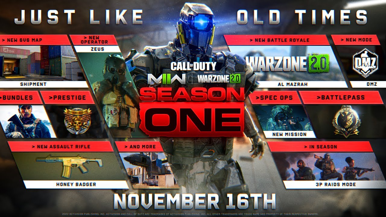 Modern Warfare II and Call of Duty Warzone Season 4: Release Date, New Map,  and Operator, and Ranked Play - COD Tracker