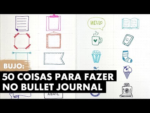 50 IDEIAS PARA BULLET JOURNAL | Marina Viabone