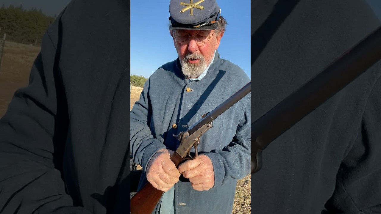 1858 Maynard Carbine: Cavalry Civil War Breach loader #history