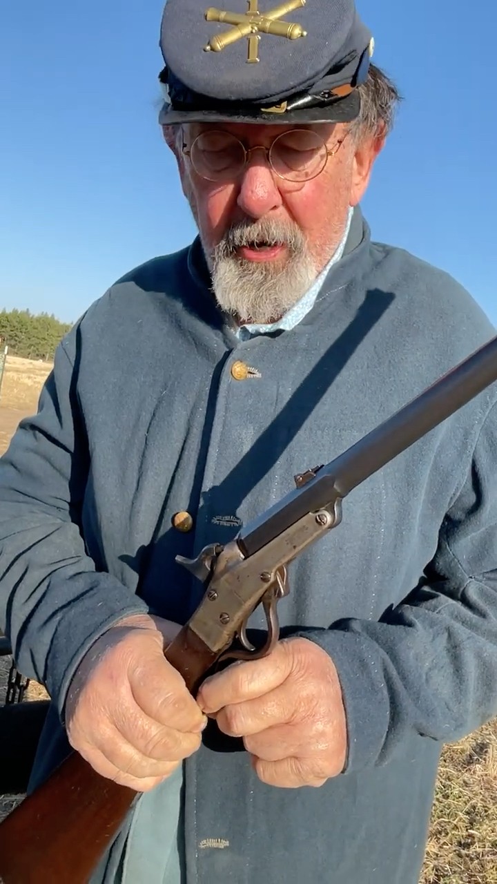 1858 Maynard Carbine: Cavalry Civil War Breach loader #history