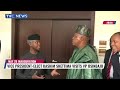 Vice President-Elect Kashim Shettima Visits VP Osinbajo