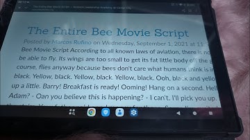 Bee Movie Script ASMR Part 1 ! 