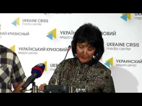 Olena Rybak. Ukraine Crisis Media Center, 19th of September 2014