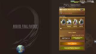 [Mobius Final Fantasy Ring of Braves] 3☆ Yukata Melon Bomb: Fire (Party of 2; Host PoV) screenshot 5