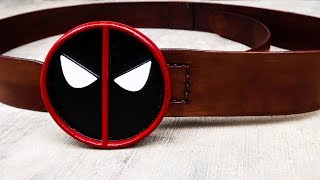 deadpool belt buckle
