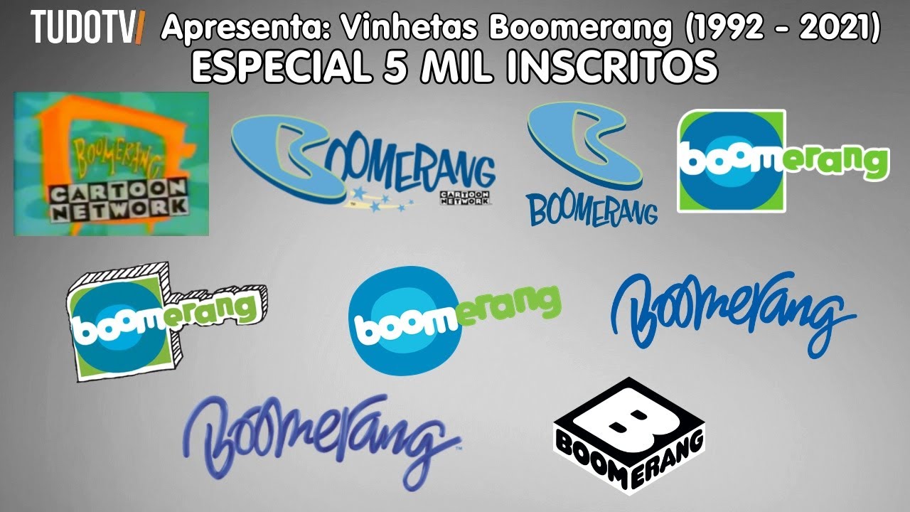 [CRONOLOGIA ESPECIAL 5K}: Vinhetas Boomerang (1992 - 2021)