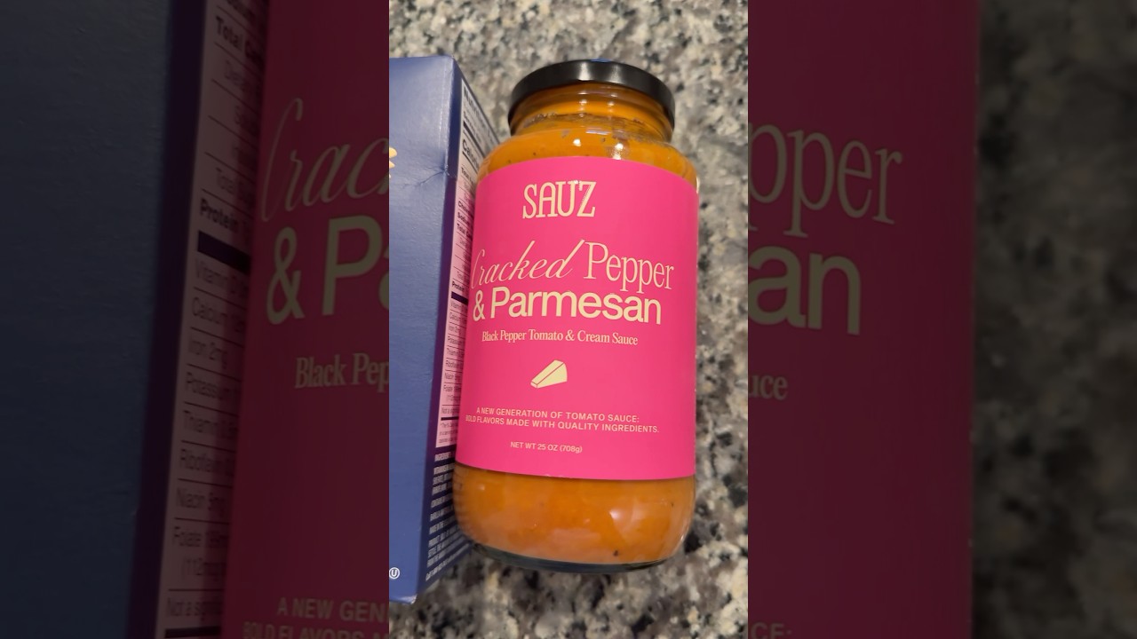 NEW Sauz Cracked Pepper & Parmesan Sauce Review 