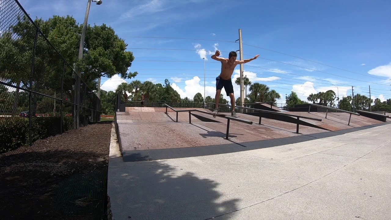 Naples, FL Skatepark Board Slide YouTube