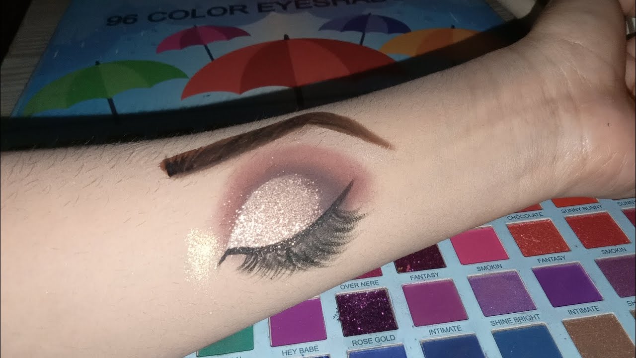 eye makeup tutorial Eye makeup on hand Brown eye makeup YouTube