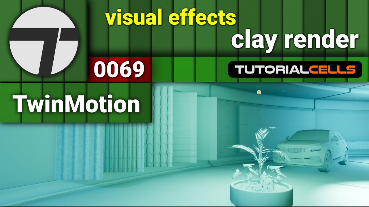 0069. clay render ( visual effects ) in twinmotion - YouTube