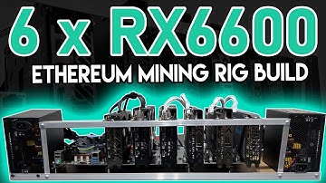 RX6600 Ethereum Mining Rig Build | Step By Step