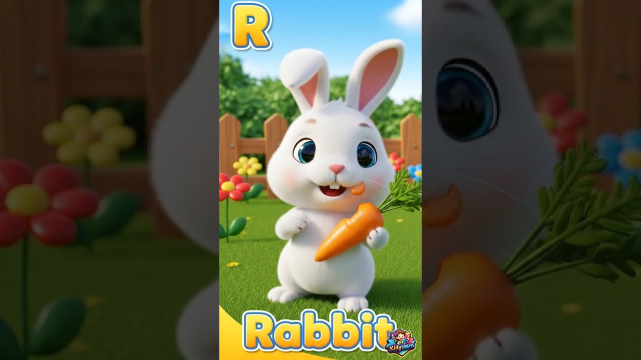 ✨ R is for Rabbit! 🐰  