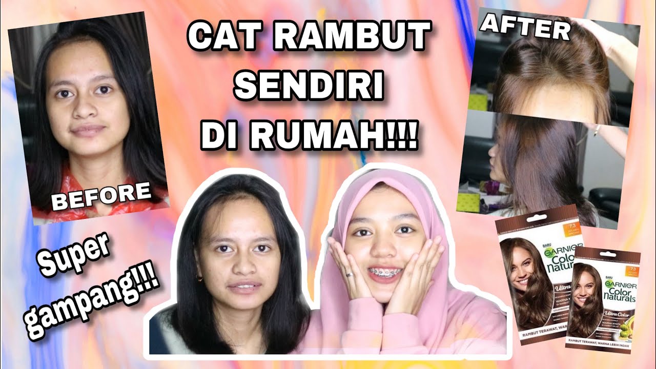  REVIEW  GARNIER COLOR NATURAL Cat  Rambut  Sendiri di  Rumah 