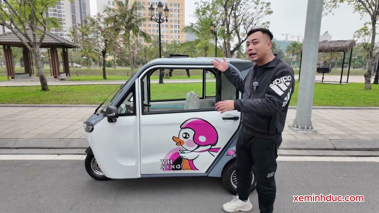 Xe 3 bánh hakimi X9 cabin đơn phiên bản phanh tay hoàn toàn mới nhất 2025