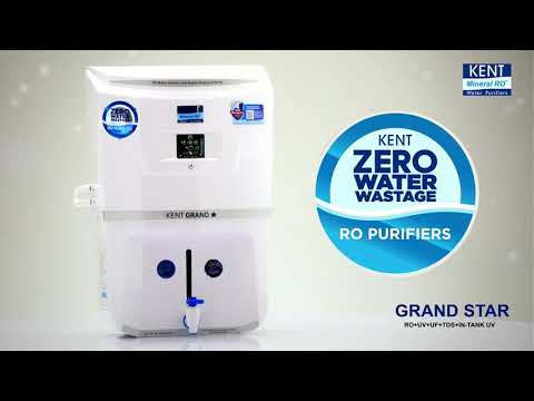 KENT Grand Star I Smart RO Purifier for Home with Digital Display & Zero Water Wastage Technology