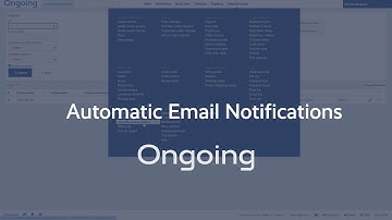 Automatic email notifications in Ongoing WMS