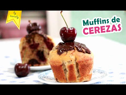 Video: Muffins De Chocolate Con Cerezas