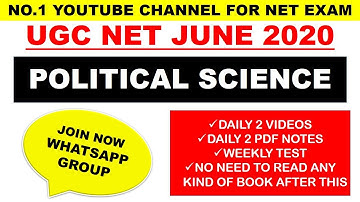 Political science whatsapp Group ugc net june 2020