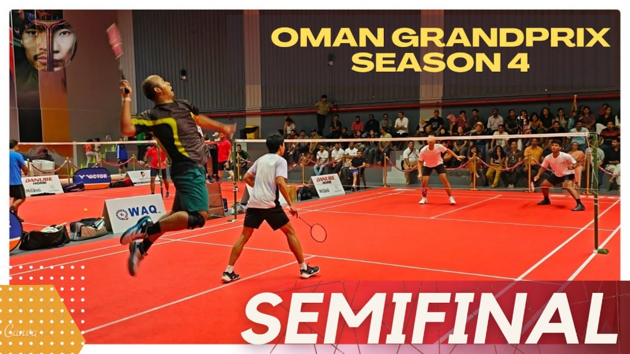 SOMI/DEMAS VS KRISHNAPRASAD GARAGA/NOUFAL:AMM OMAN GRAND PRIX BADMINTON TOURNAMENT