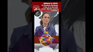 #mañanera en #cortos: #claudiasheinbaum a favor de la #diversidad 53XUAL #mexico #shorts